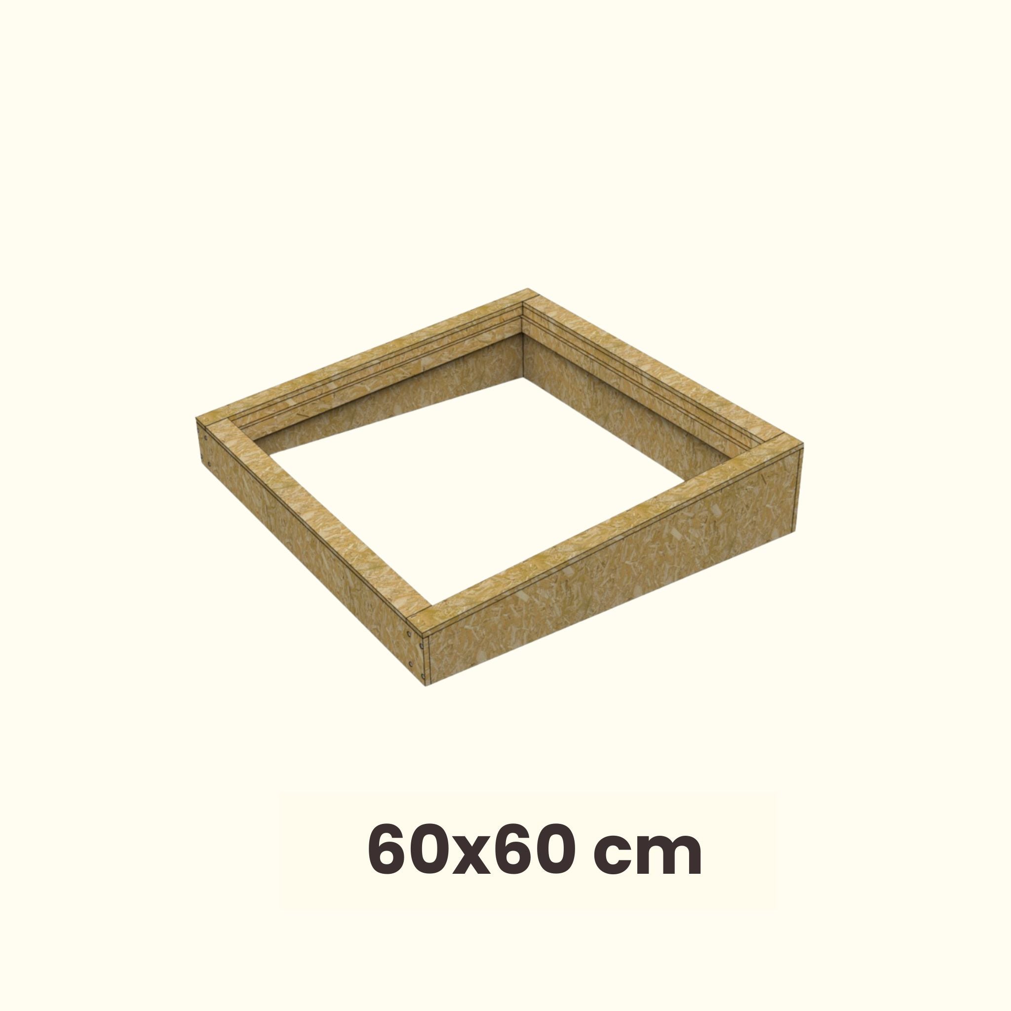 Dakopstand plat dak voor Dakraam 60 x 60 cm