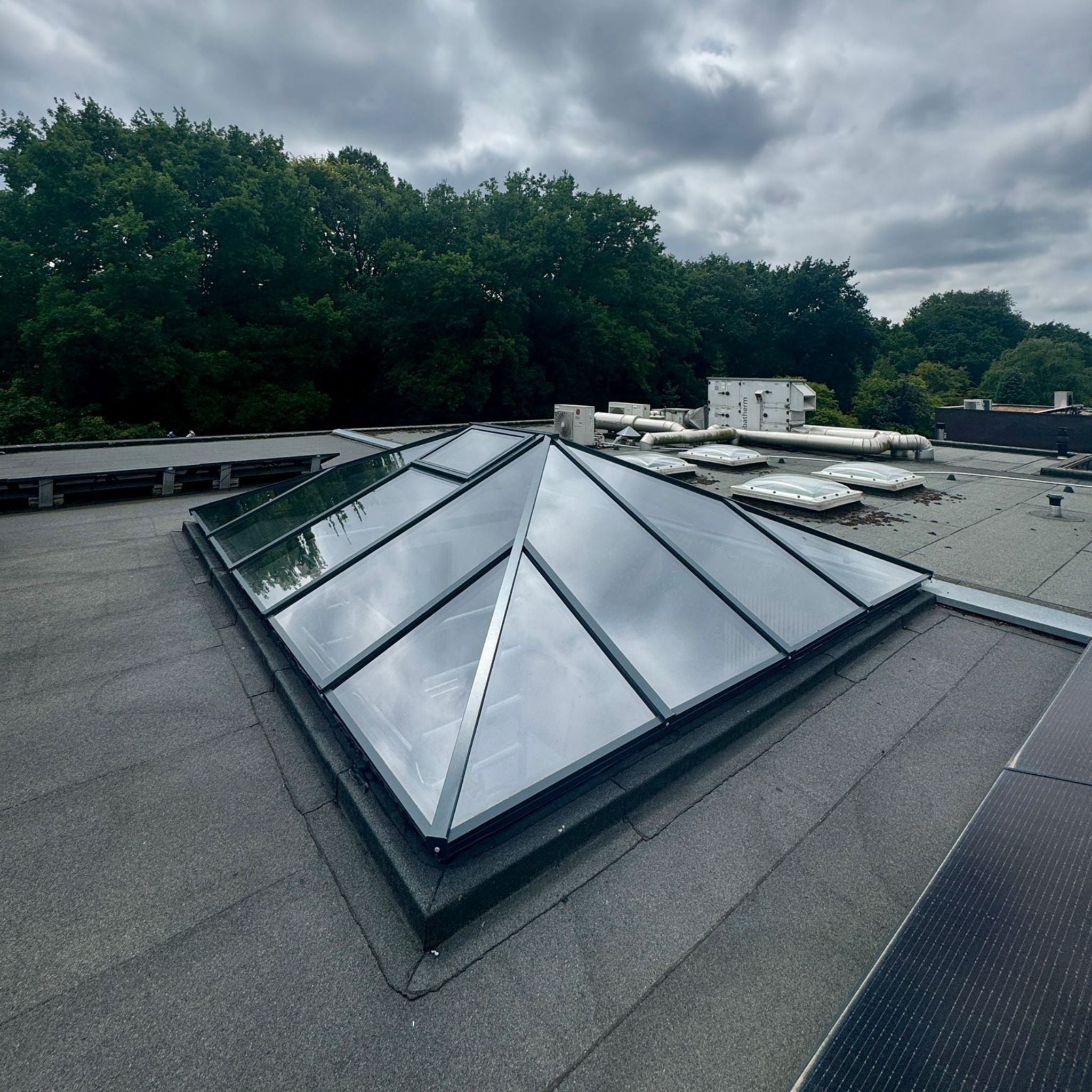 100 x 200 cm Lichtstraat plat dak Regulier