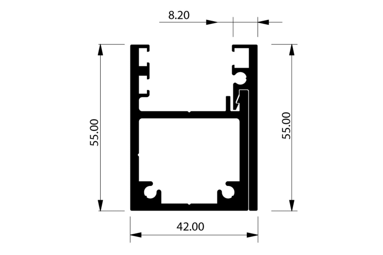 Juliet balkon - twee profielen SV-55-JB