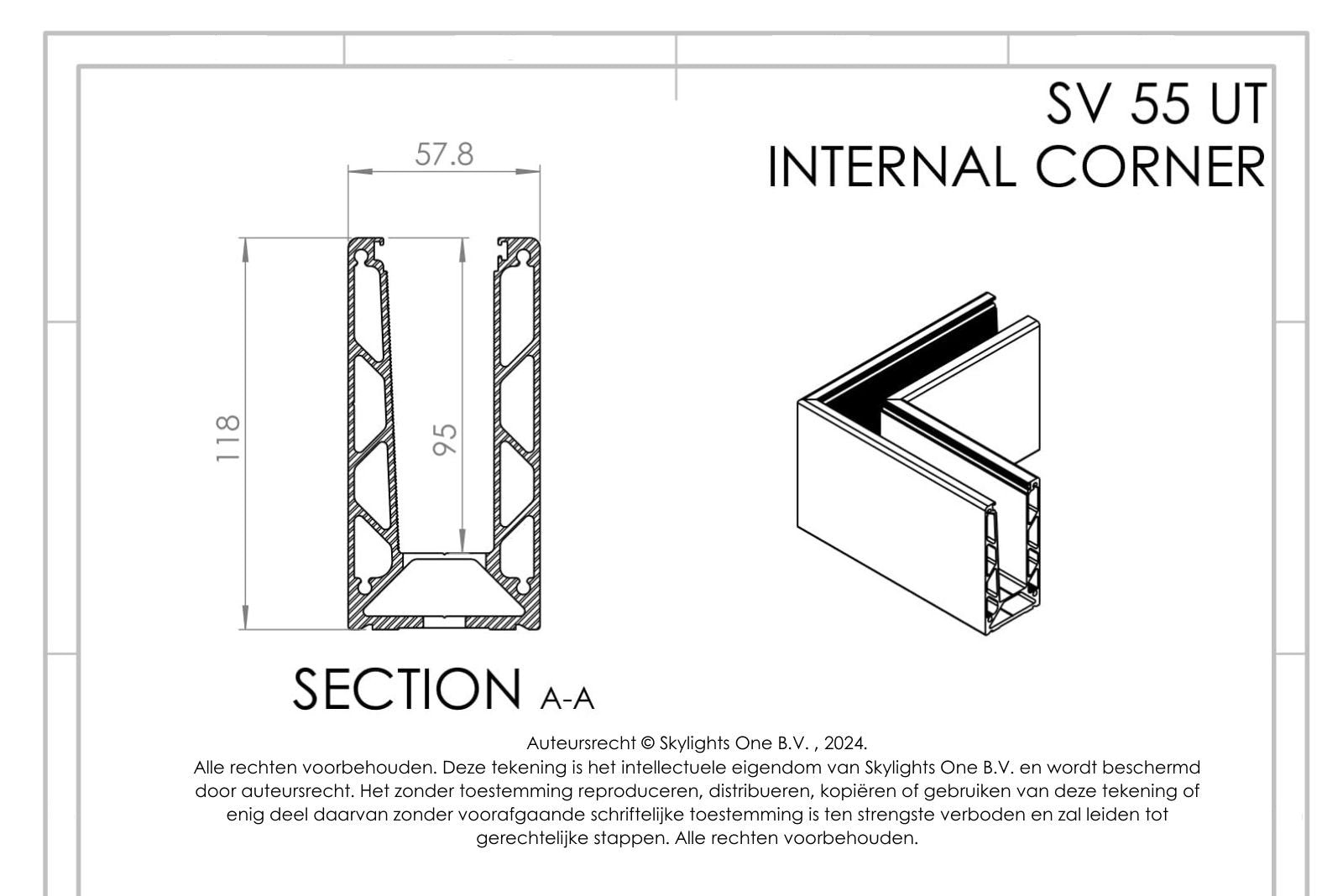 HOEK voor sv 55 ut Profiel