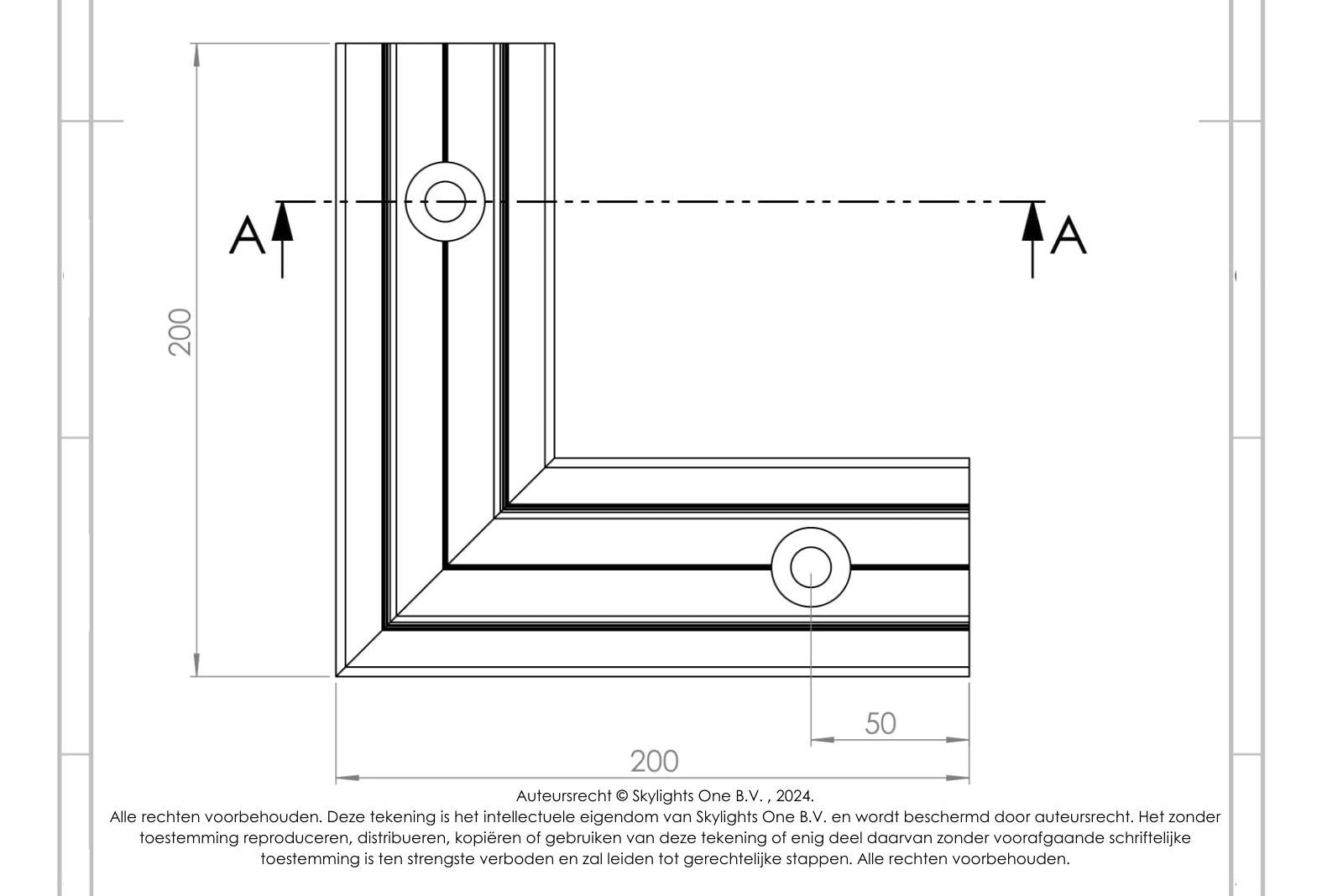 HOEK voor sv 70 ut Profiel