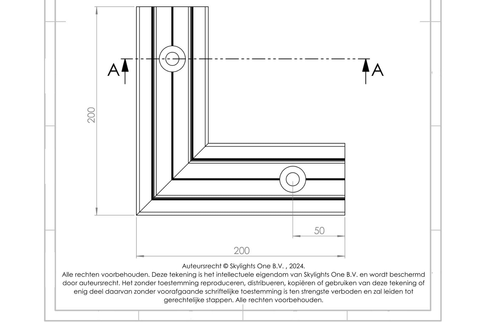 HOEK voor sv 70 ut Profiel