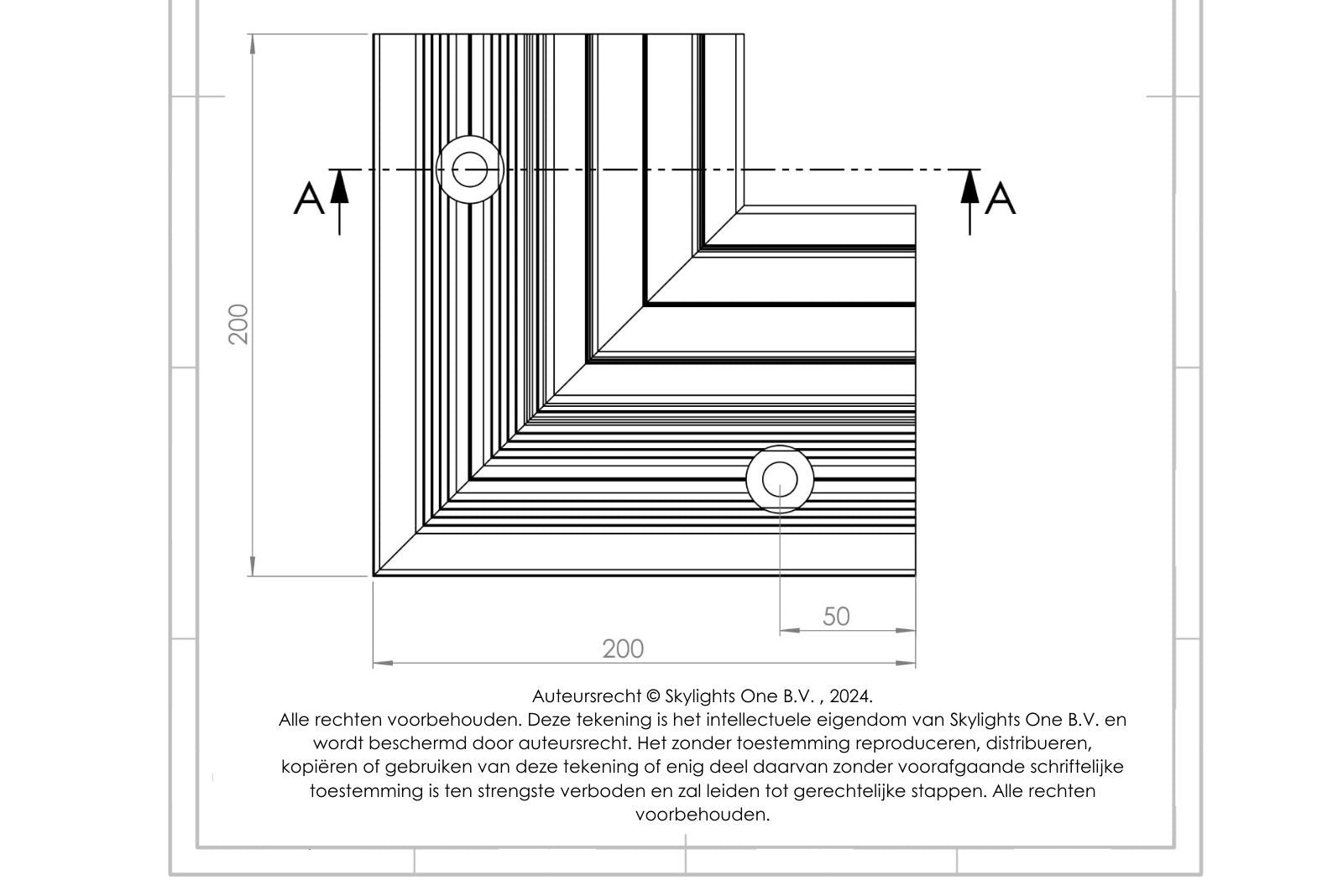 HOEK voor sv 75 lt Profiel