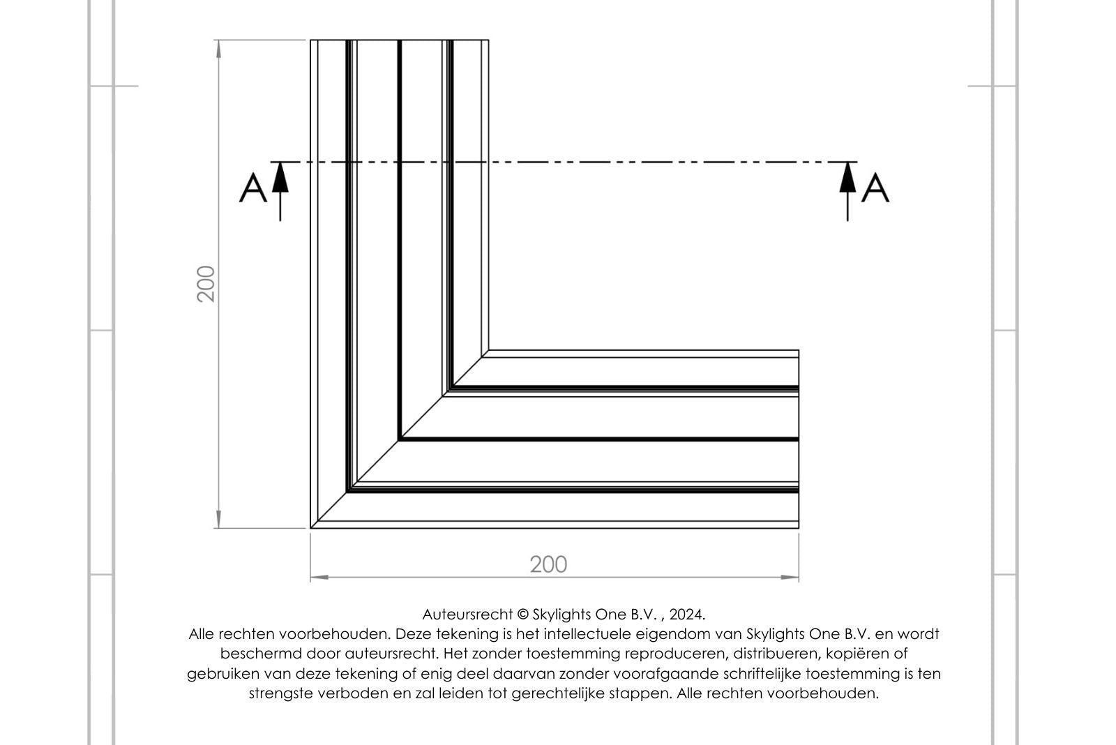 HOEK voor sv 75 uf Profiel