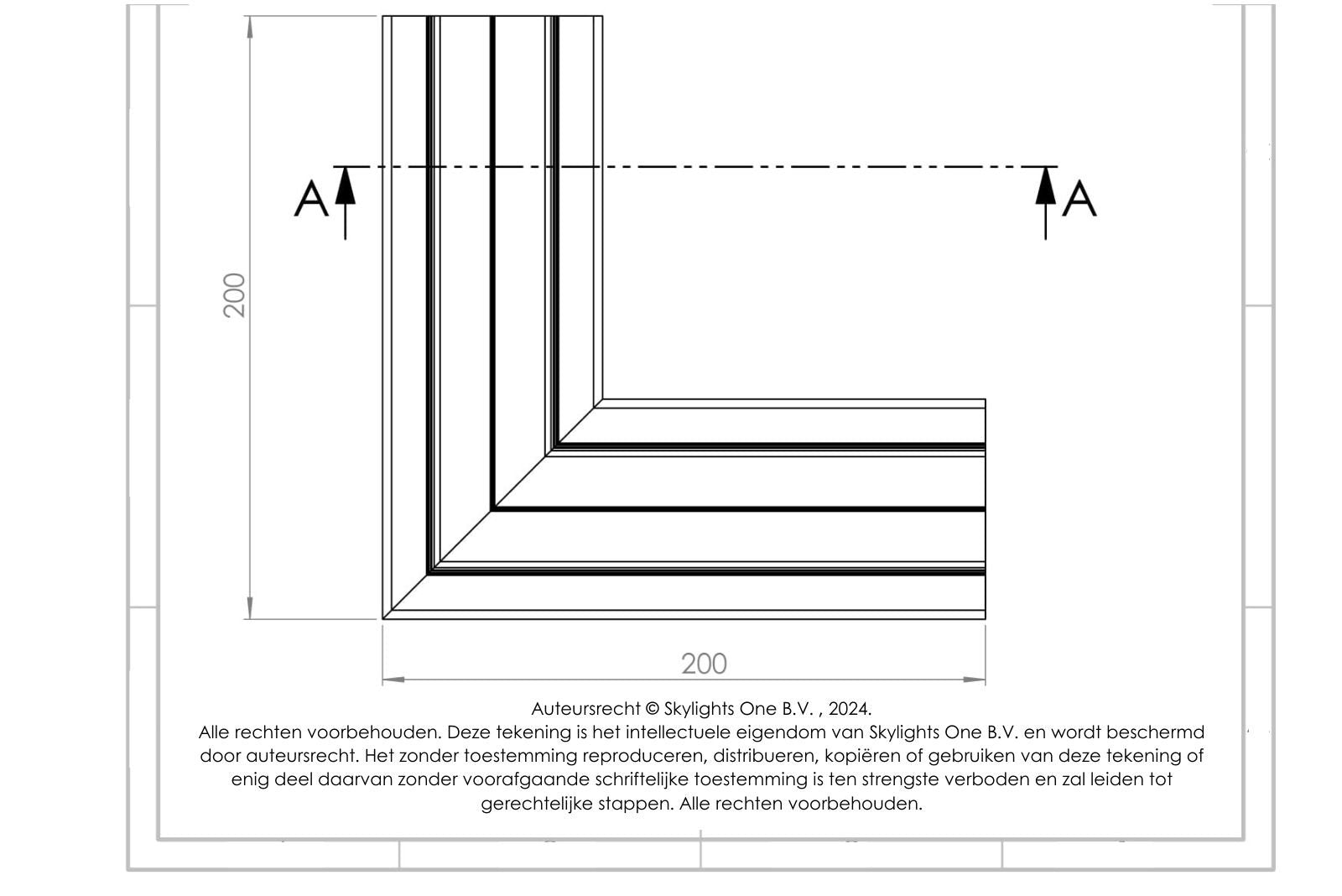 HOEK voor sv 75 uf Profiel