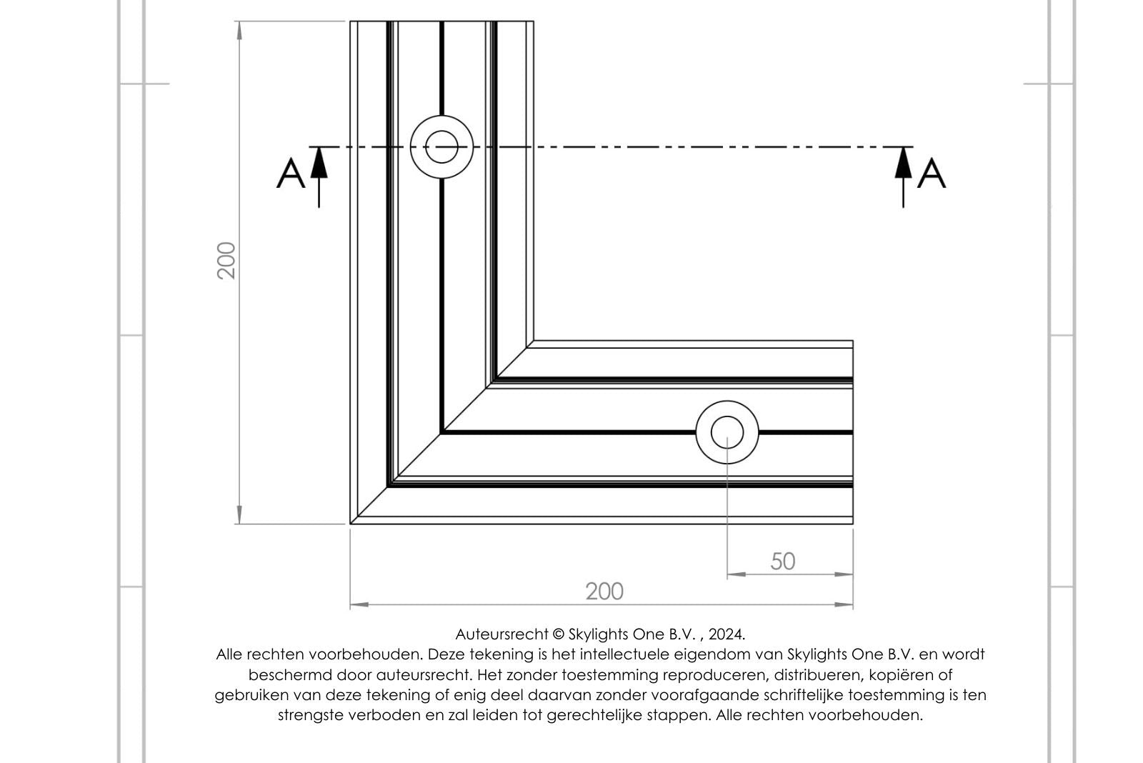 HOEK voor sv 75 ut Profiel