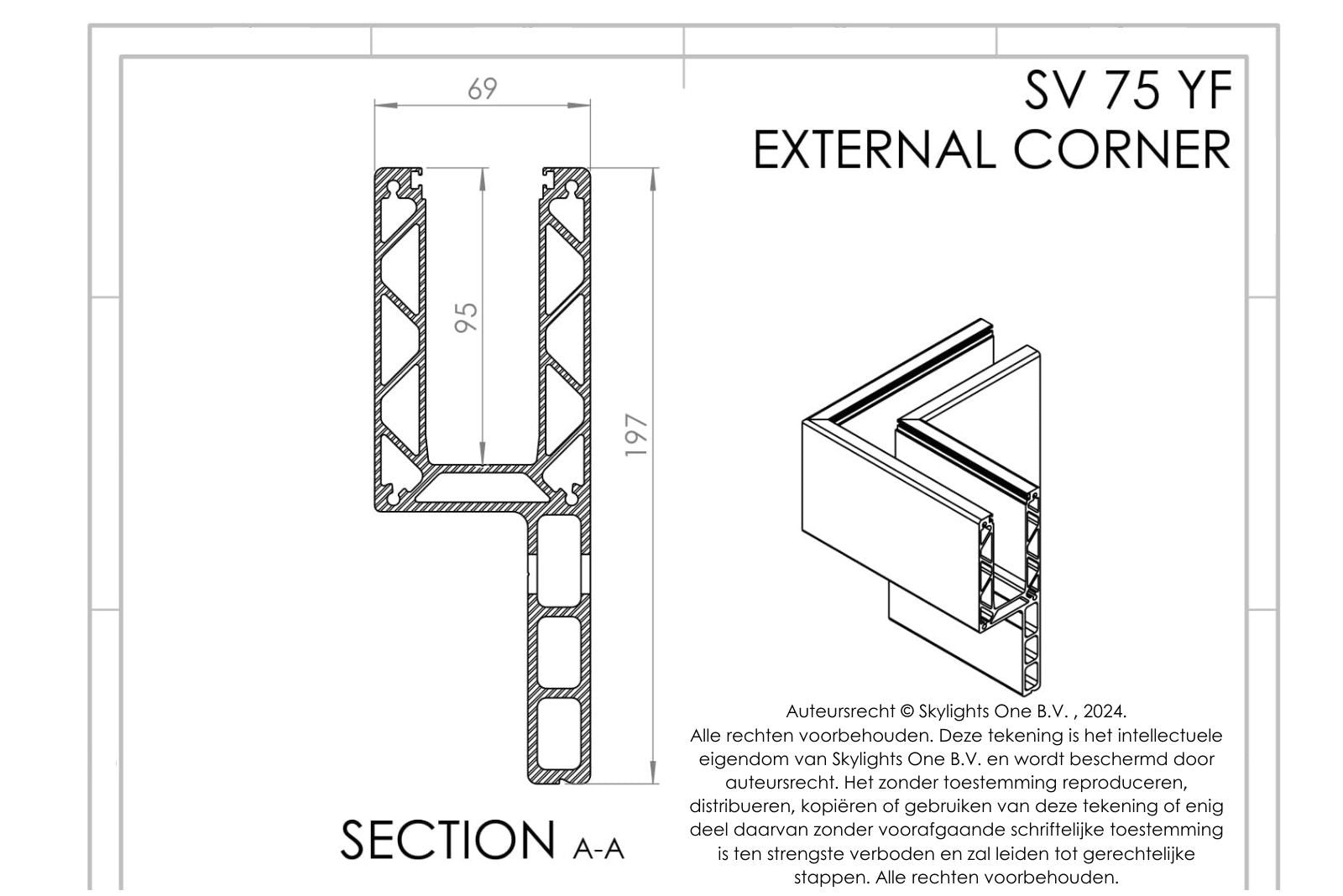 HOEK voor sv 75 yf Profiel