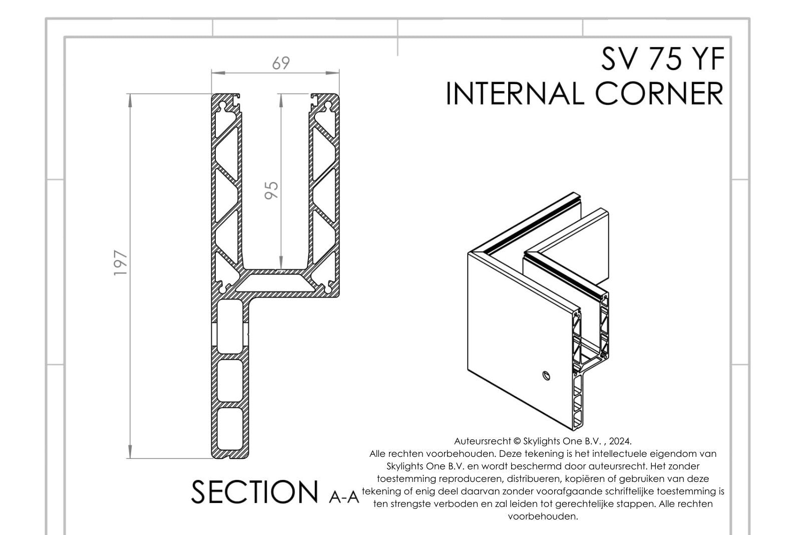 HOEK voor sv 75 yf Profiel