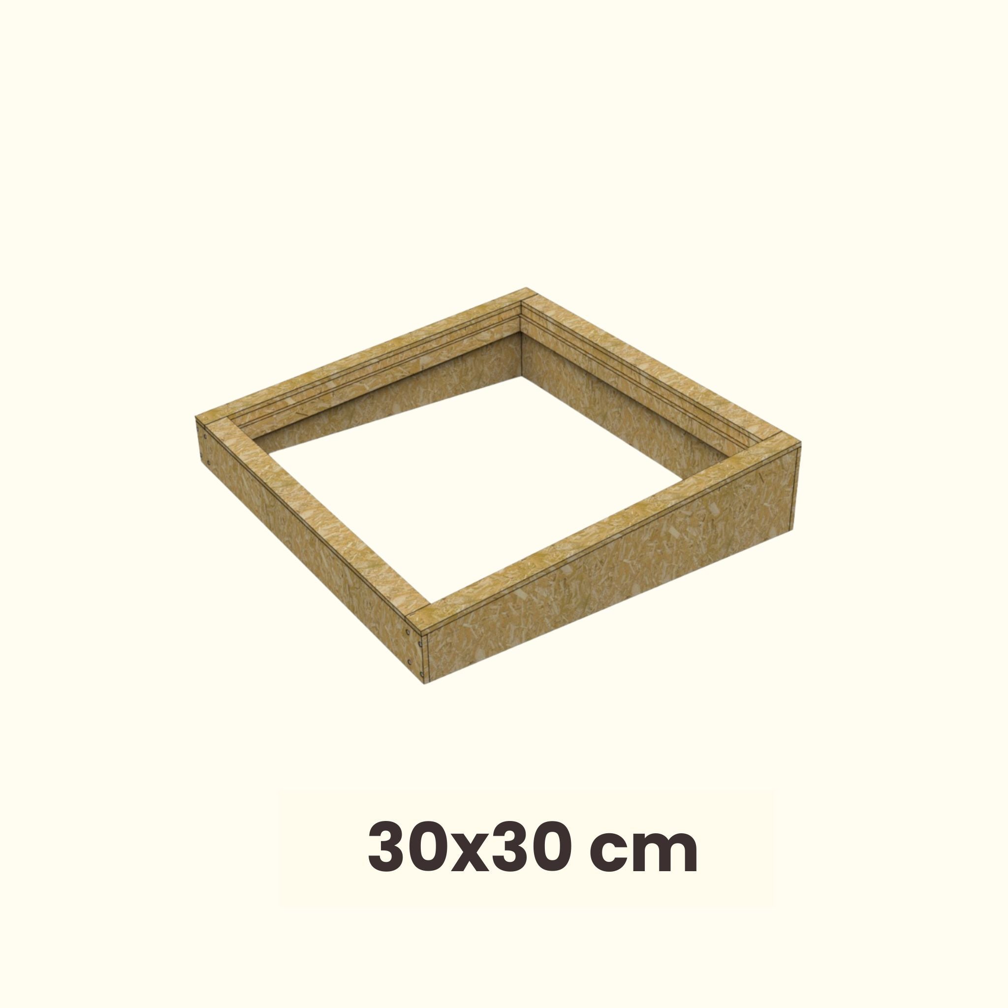 Dakopstand plat dak voor Dakraam 30 x 30 cm