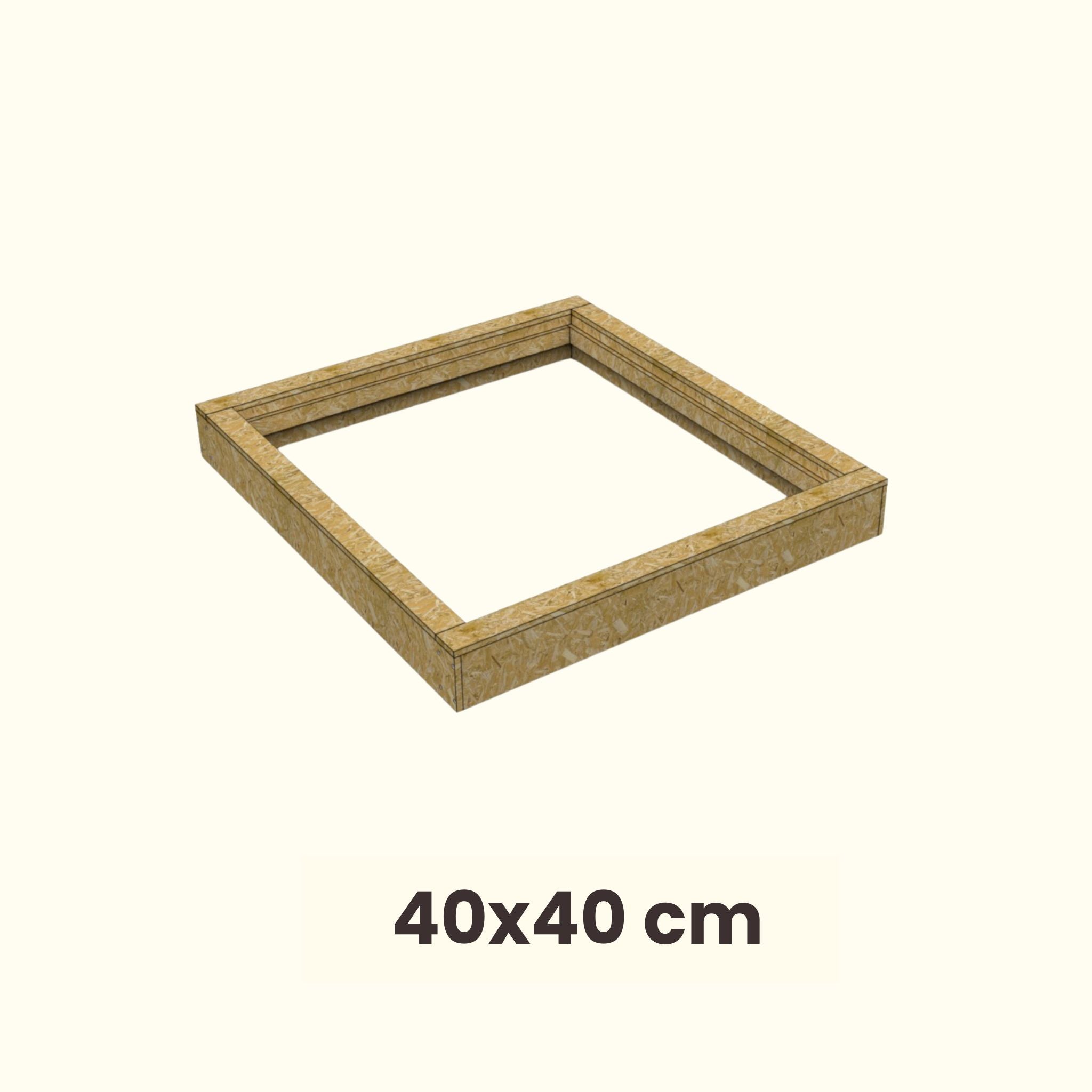 Dakopstand schuin dak voor Dakraam 40 x 40 cm