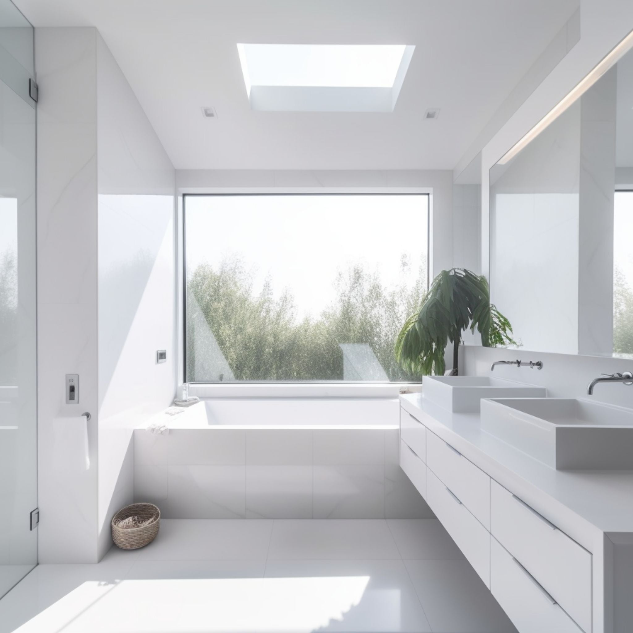 100 x 100 cm Dakraam elektrisch openen