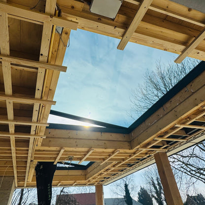 80 x 180 cm Dakraam elektrisch openen