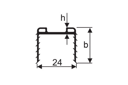 Juliet balkonsysteem met ronde handrail
