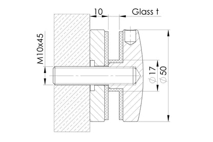 Bevestigingspunten Juliet Balkon 133×100 16.76-747