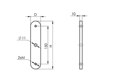 Bevestigingspunten Juliet Balkon 133×100 16.7-2747