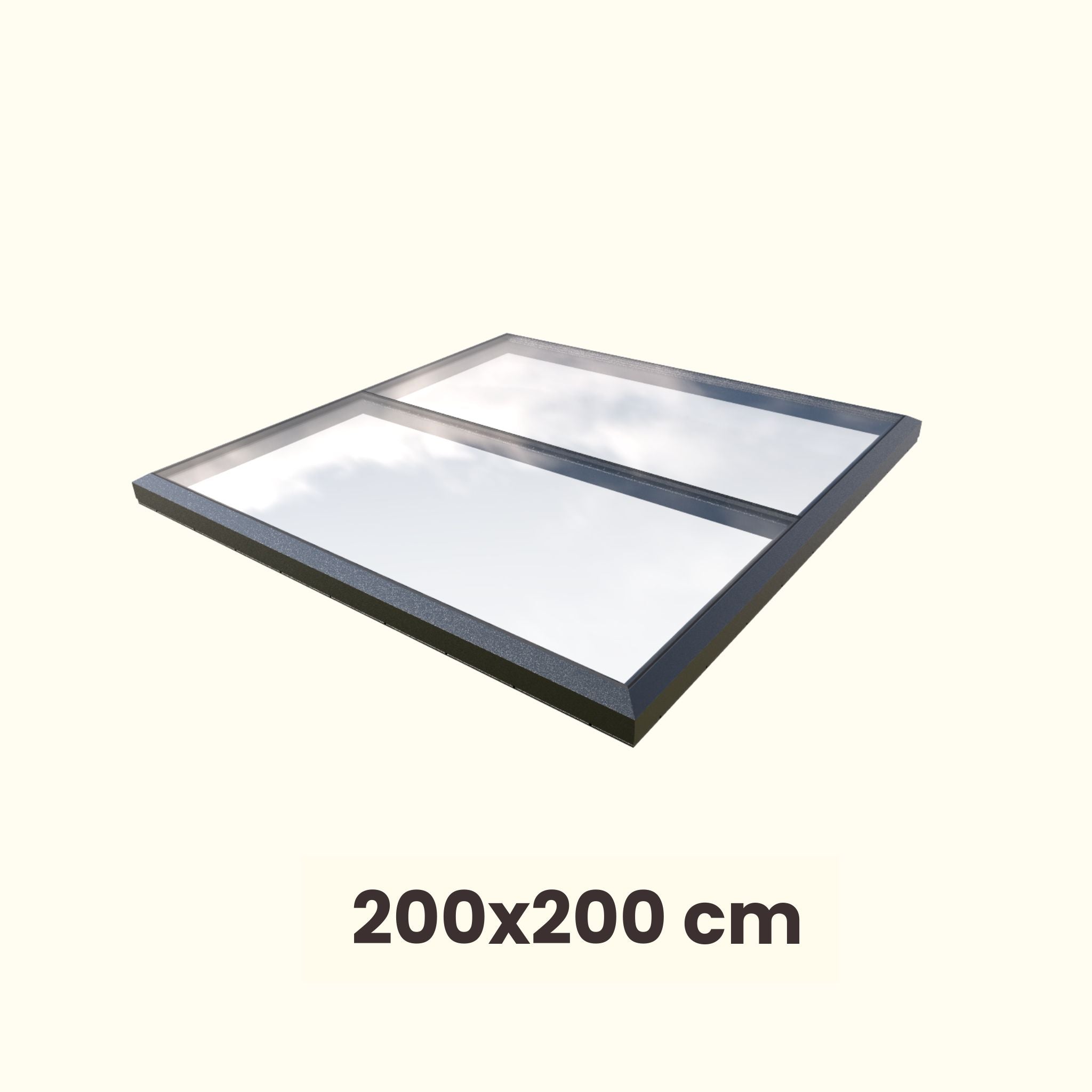 Modulaire daklicht 200 x 200 cm