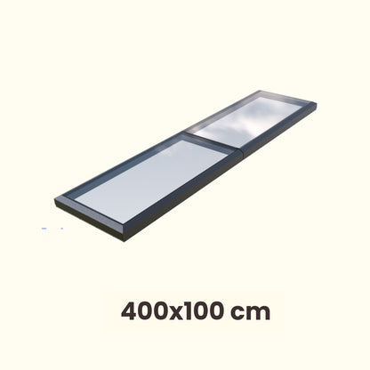 Modulaire daklicht 400 x 100 cm