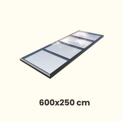Modulaire daklicht 600 x 250 cm