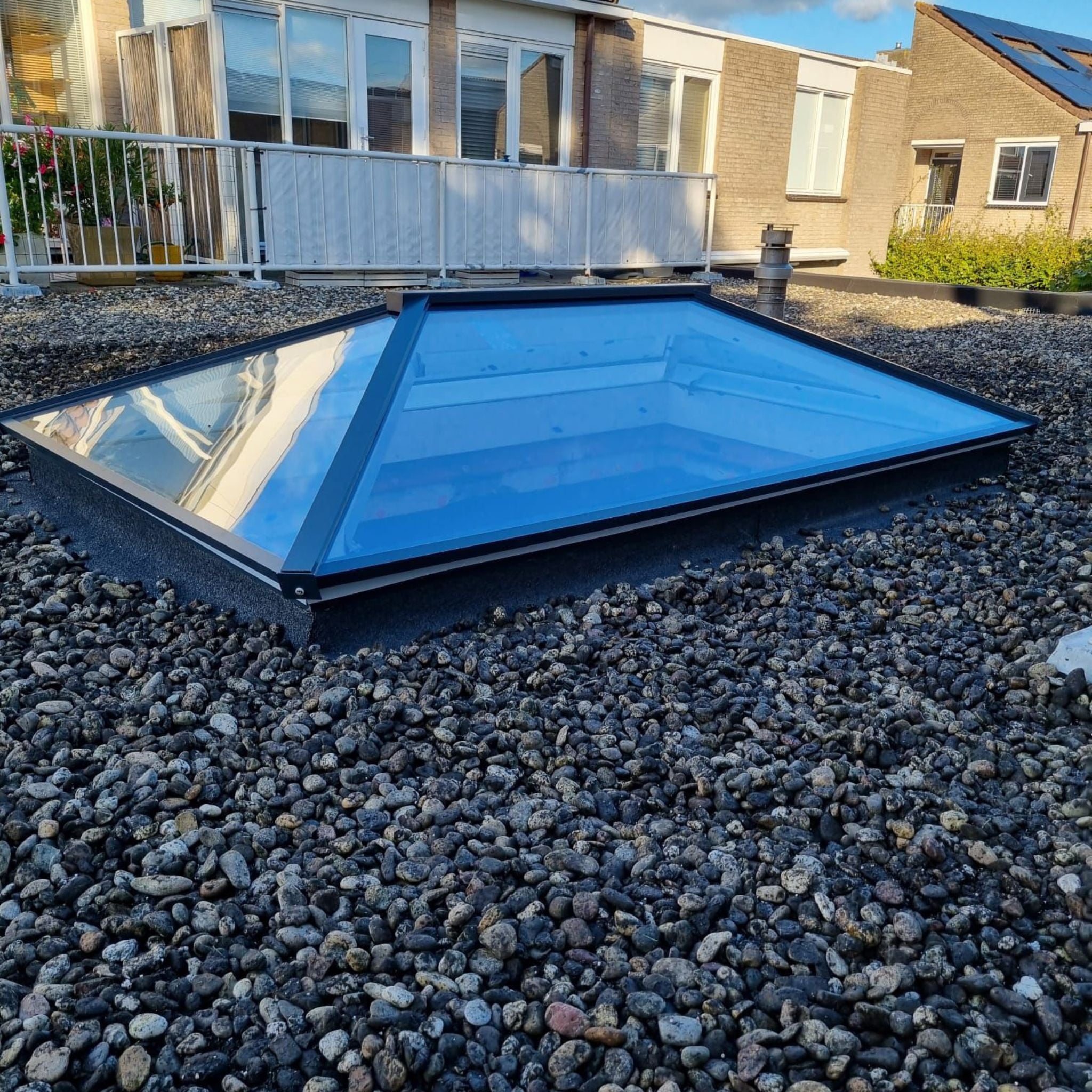 100 x 150 cm Lichtstraat plat dak Hedendaags