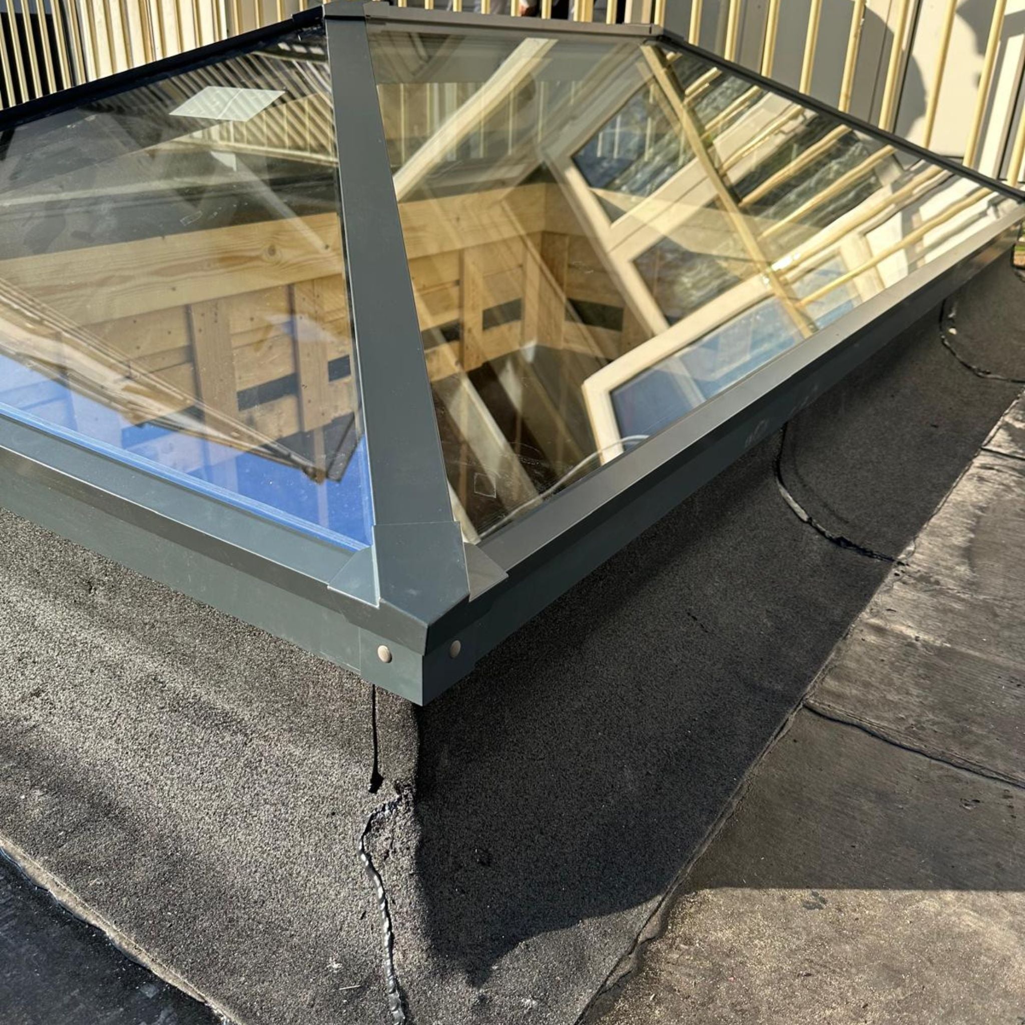 100 x 150 cm Lichtstraat plat dak Hedendaags