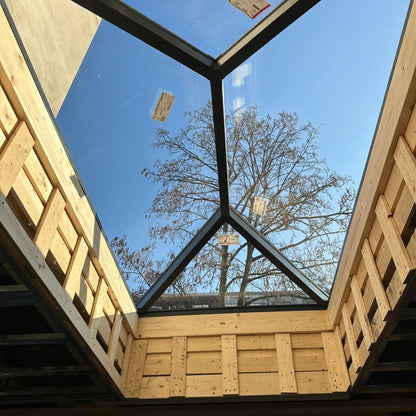 150 x 250 cm Lichtstraat plat dak Hedendaags