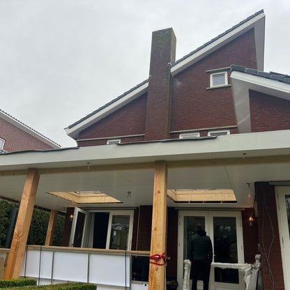 100 x 100 cm Lichtstraat plat dak Pyramid