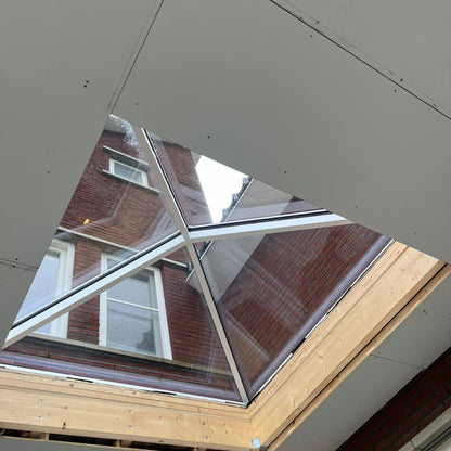 100 x 100 cm Lichtstraat plat dak Pyramid