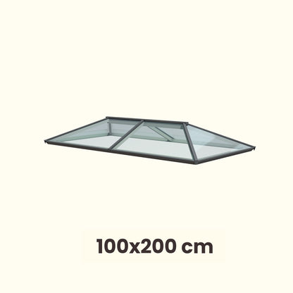 100 x 200 cm Lichtstraat plat dak Regulier