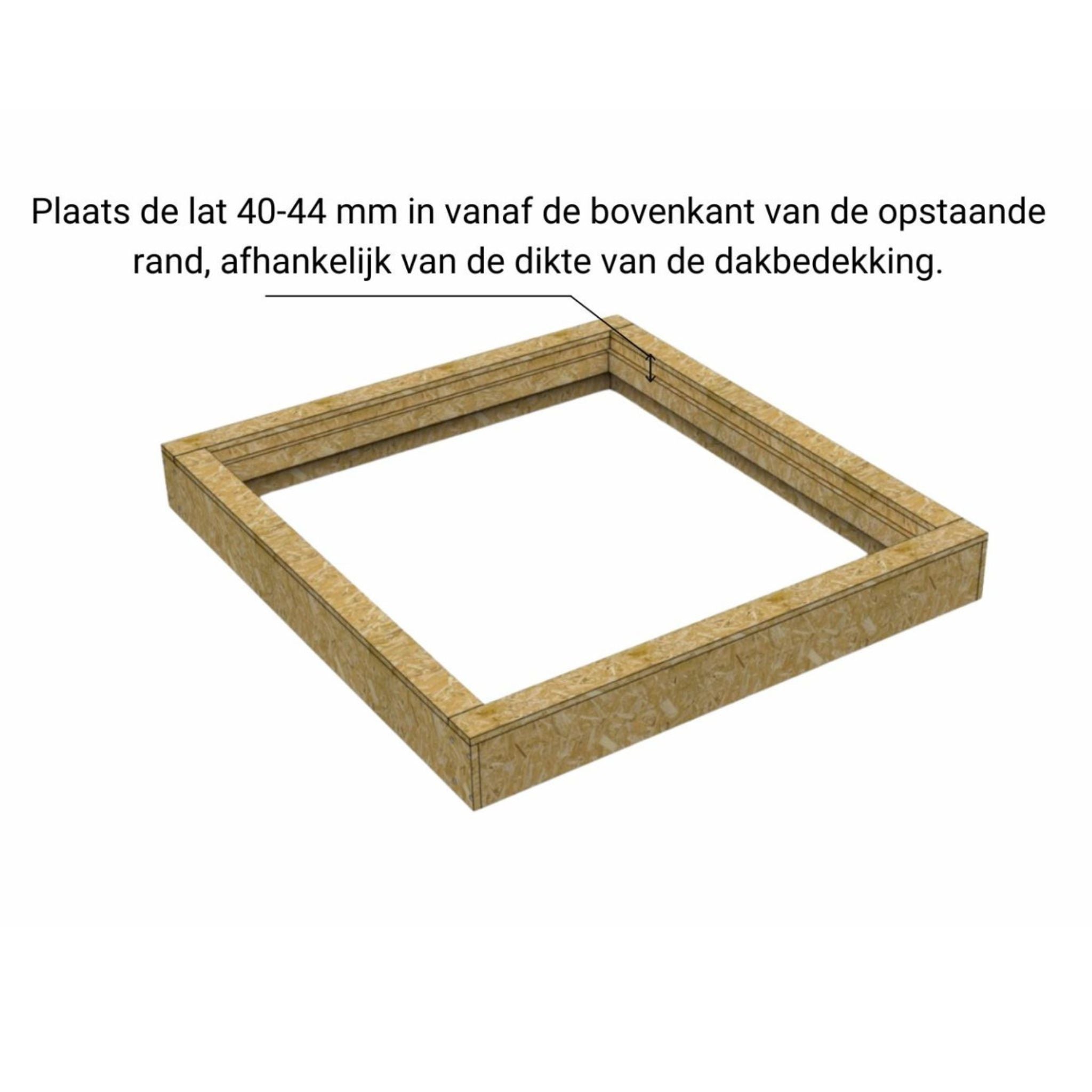 Dakopstand schuin dak voor Dakraam 50 x 50 cm