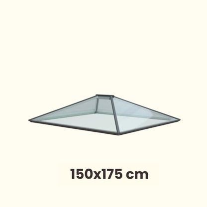 150 x 175 cm Lichtstraat plat dak Hedendaags