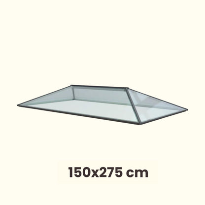 150 x 275 cm Lichtstraat plat dak Hedendaags