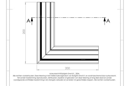 HOEK voor sv 55 uf Profiel