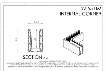 HOEK voor sv 55 utm Profiel