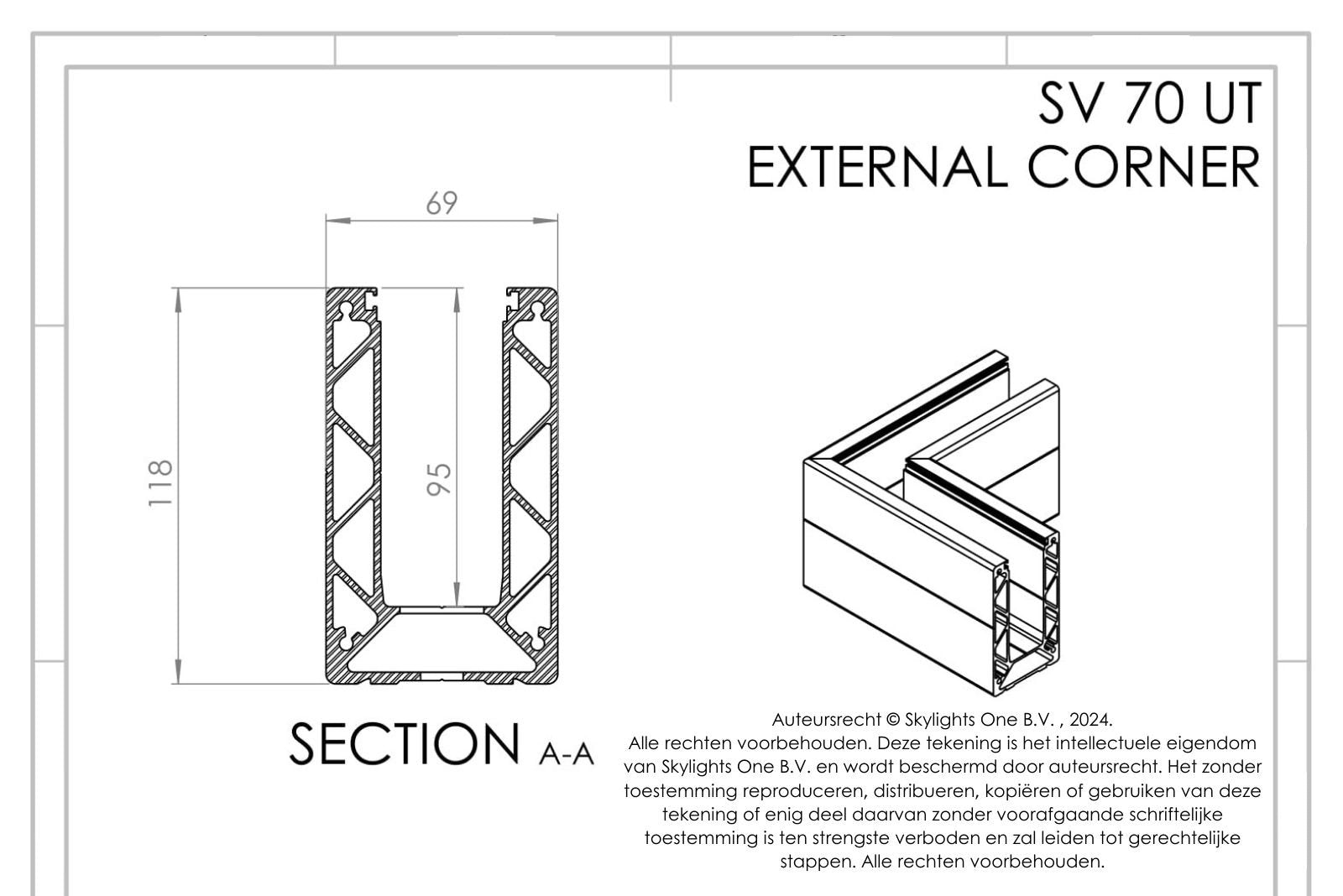 HOEK voor sv 70 ut Profiel