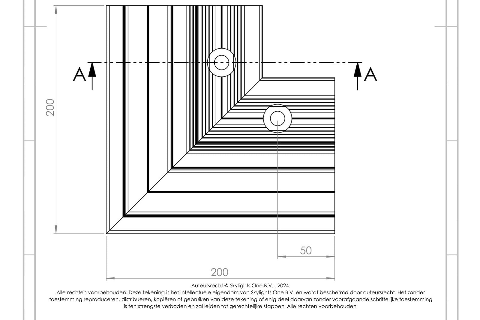 HOEK voor sv 75 lt Profiel