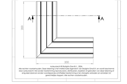 HOEK voor sv 75 uf Profiel